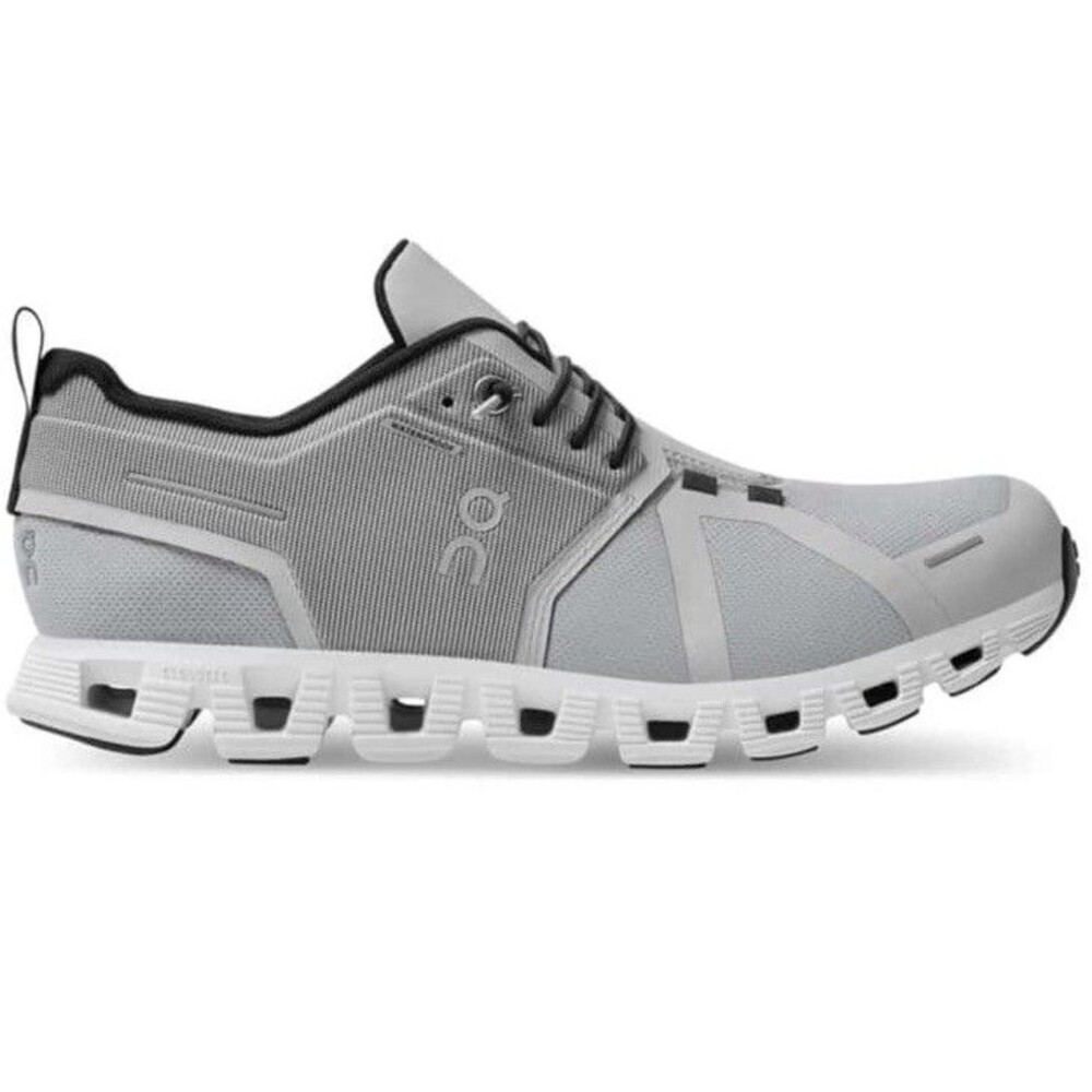On Cloud 5 Running Shoes 7.5 Waterproof Glacier white Light Gray
